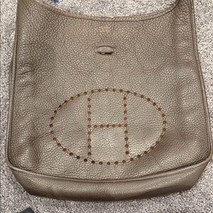 Brown Leather Shoulder Bag